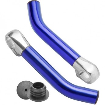 Рога на руль BLF-C2 алюминиевые синие
