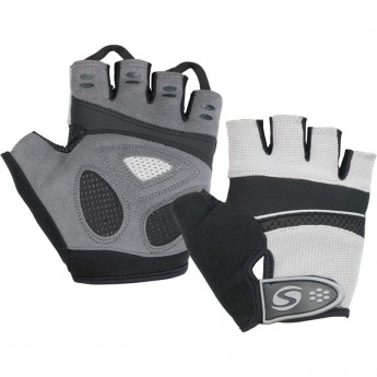 Велоперчатки STELS CG-1104 чёрно-серые р. L Велоперчатки STELS CG-1104 чёрно-серые р. L