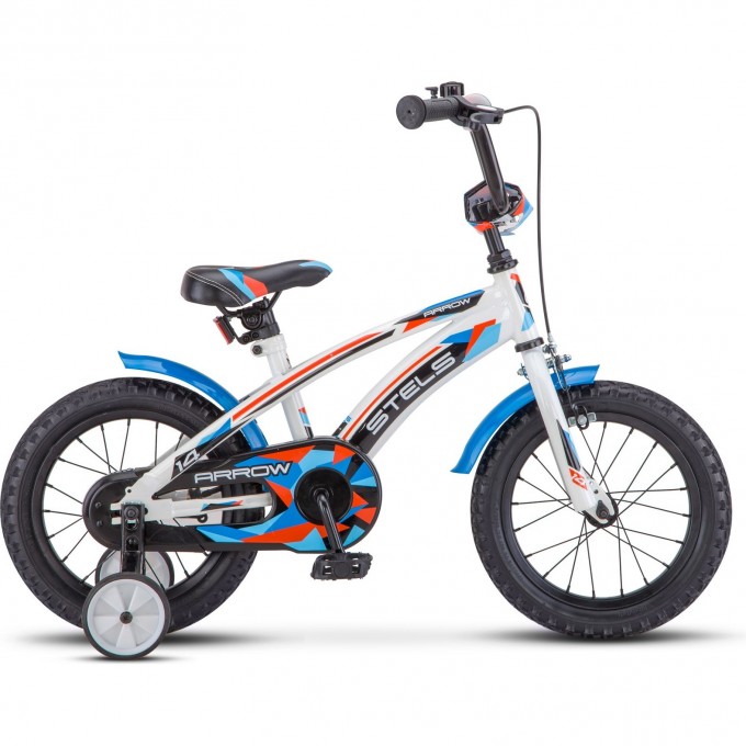 Велосипед STELS 14" Arrow V020 (LU085300) белый/синий 2001000232543